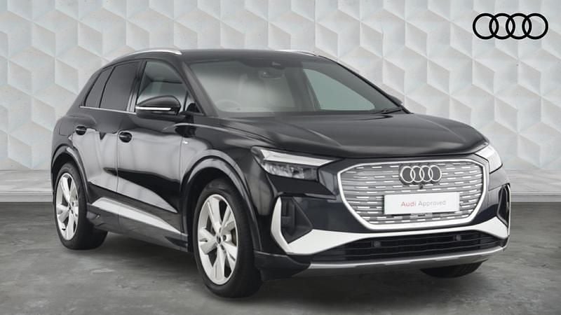 Black Used 2024 Audi Q4 e-tron Advanced SUV | £32,500 (Fair price) - Image 1/4