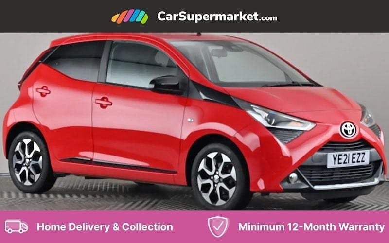 Red Used 2021 Toyota Aygo Trend Hatchback | £10,497 (Fair price) - Image 1/4