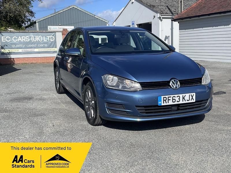 Blue Used 2013 VW Golf VII SE Hatchback | £7,750 (Fair price) - Image 1/4