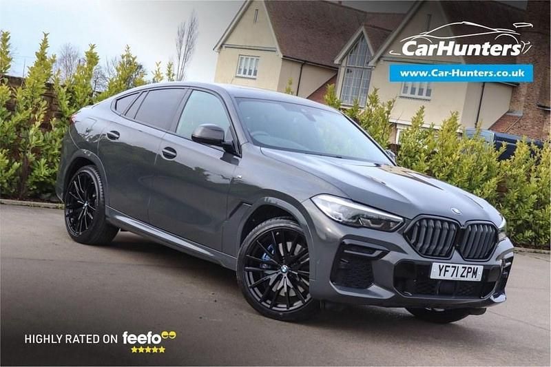 Grey Used 2021 BMW X6 M Sport SUV | £45,495 (A bit pricey) - Image 1/4