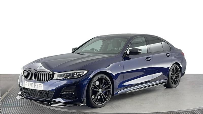 Blue Used 2020 BMW 320e M Sport Sedan | £24,720 (A bit pricey) - Image 1/4