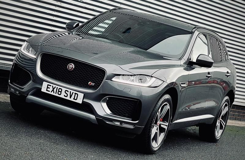 Grey Used 2018 Jaguar F-Pace S SUV | £14,000 (Fair price) - Image 1/4
