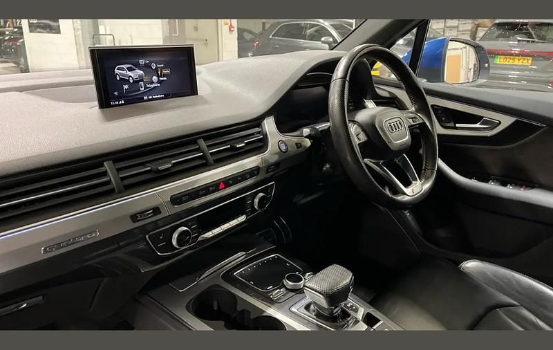 Used Audi Q7 S-Line 218 HP (160 kW) 2017 Blue SUV