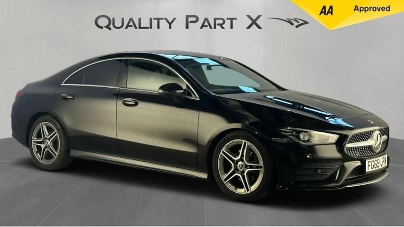 Black Used 2019 Mercedes CLA180 AMG line Sedan | £17,700 (Fair price) - Image 1/4