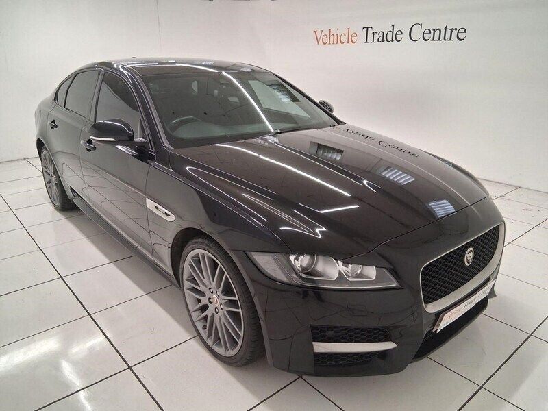 Black Used 2016 Jaguar XF R-Sport Sedan | £11,998 (Fair price) - Image 1/4