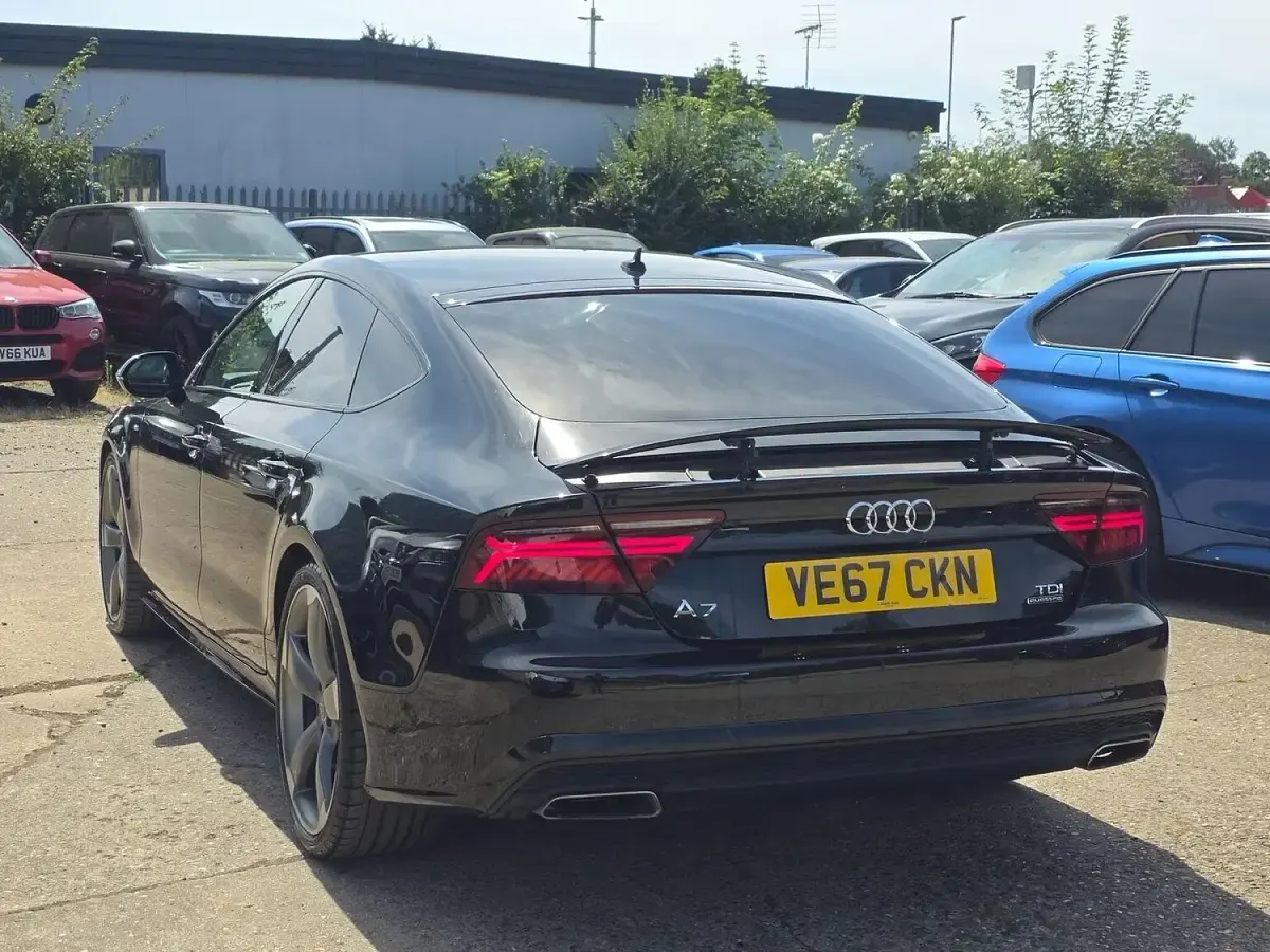 Used Audi A7 Sportback Black Edition 272 HP (200 kW) 2017 Black Hatchback