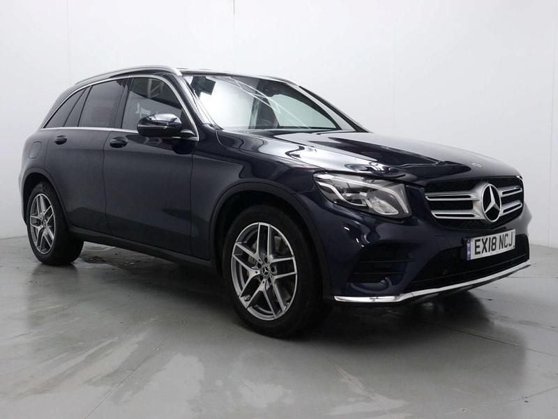 Blue Used 2018 Mercedes GLC220 AMG line SUV | £19,300 (Good price) - Image 1/2