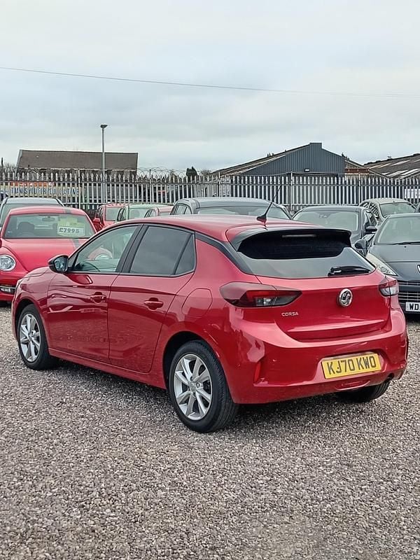 Used Vauxhall Corsa 100 HP (73 kW) 2020 Red Hatchback