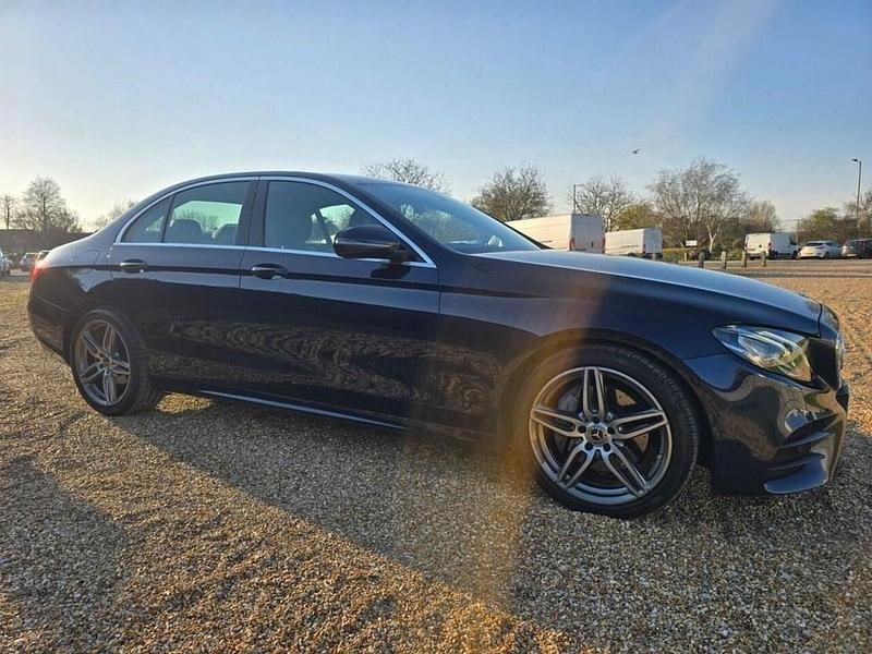 Used Mercedes E220 AMG line 2017 Blue Sedan