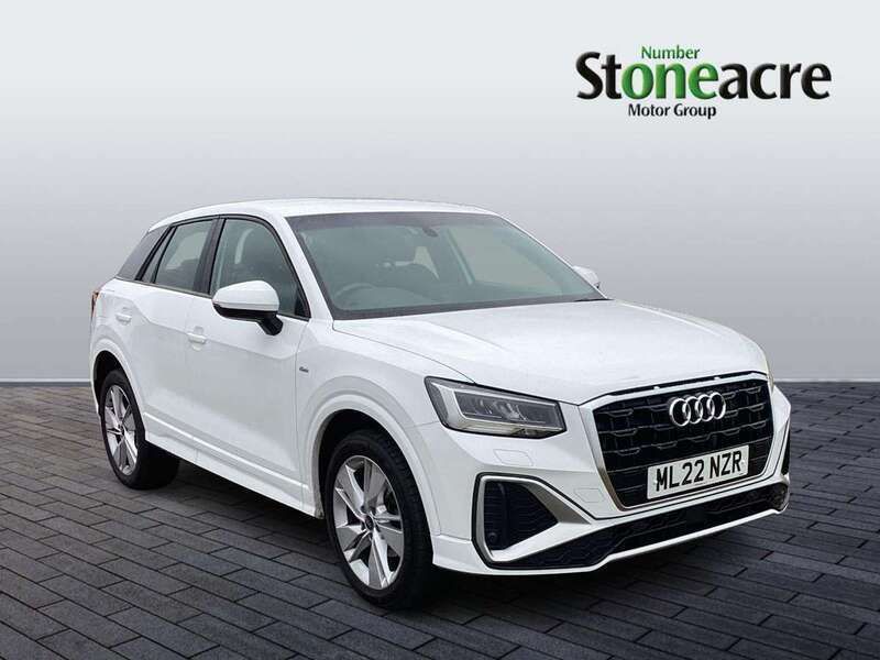 White Used 2022 Audi Q2 S-Line SUV | £18,995 (Fair price) - Image 1/4