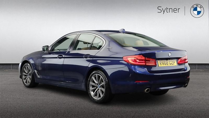 Used BMW 530e Sport Line 249 HP (183 kW) 2018 Blue