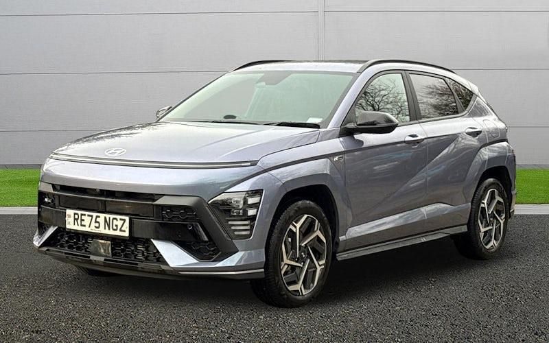 Second-hand Hyundai Kona N Line 101 CP (74 kW) 2025 Albastru SUV