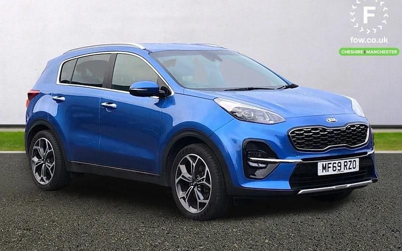 Used Kia Sportage GT-Line 136 HP (100 kW) 2019 Blue SUV