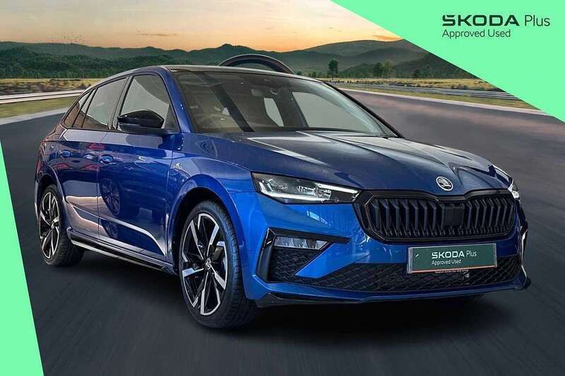 Blue Used 2024 Skoda Scala Monte Carlo Hatchback | £23,134 (Expensive) - Image 1/4