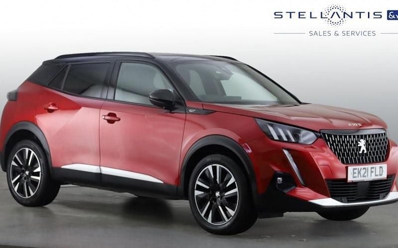 Red Used 2021 Peugeot 2008 Premium SUV | £13,884 (Fair price) - Image 1/4