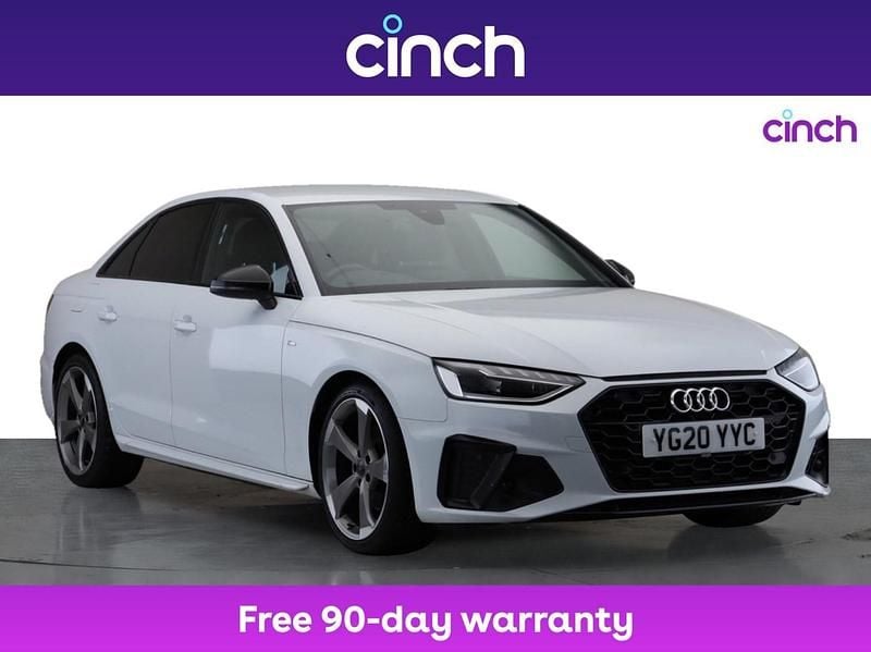White Used 2020 Audi A4 Black Edition Sedan | £17,899 (Good price) - Image 1/3