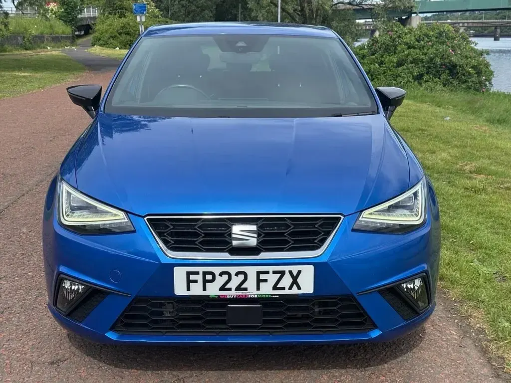 Used Seat Ibiza FR 95 HP (69 kW) 2022 Blue Hatchback