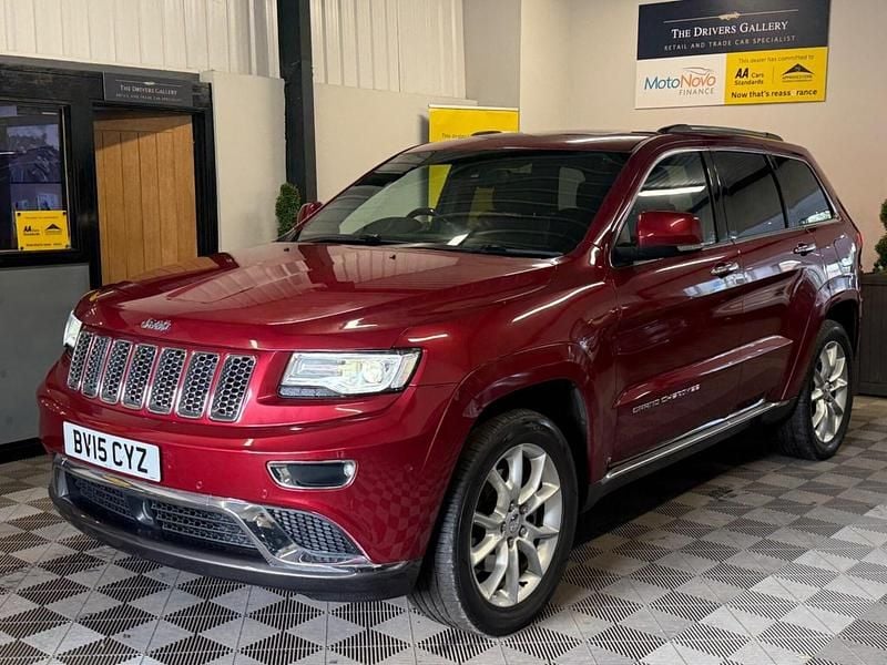 Used Jeep Grand Cherokee Summit 243 HP (178 kW) 2015 Red SUV