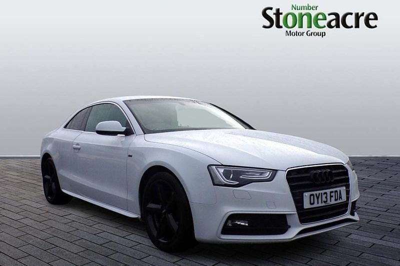 White Used 2013 Audi A5 S-Line Coupe | £6,995 (Fair price) - Image 1/1