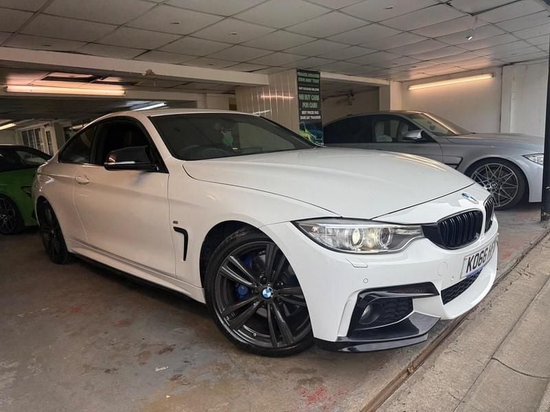 White Used 2017 BMW 420 M Sport Coupe | £15,790 (Fair price) - Image 1/4