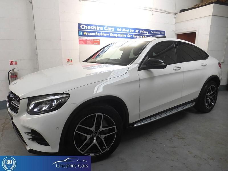 White Used 2017 Mercedes GLC250 AMG line Coupe | £23,000 (Fair price) - Image 1/3