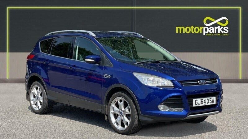 Deep impact blue Used 2014 Ford Kuga Titanium SUV | £7,900 (Good price) - Image 1/4