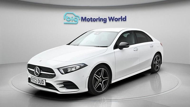 Used Mercedes A150 AMG line 2022 White Sedan