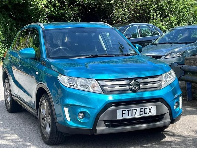 Turquoise Used 2017 Suzuki Vitara SZ-T SUV | £8,495 (Good price) - Image 1/4
