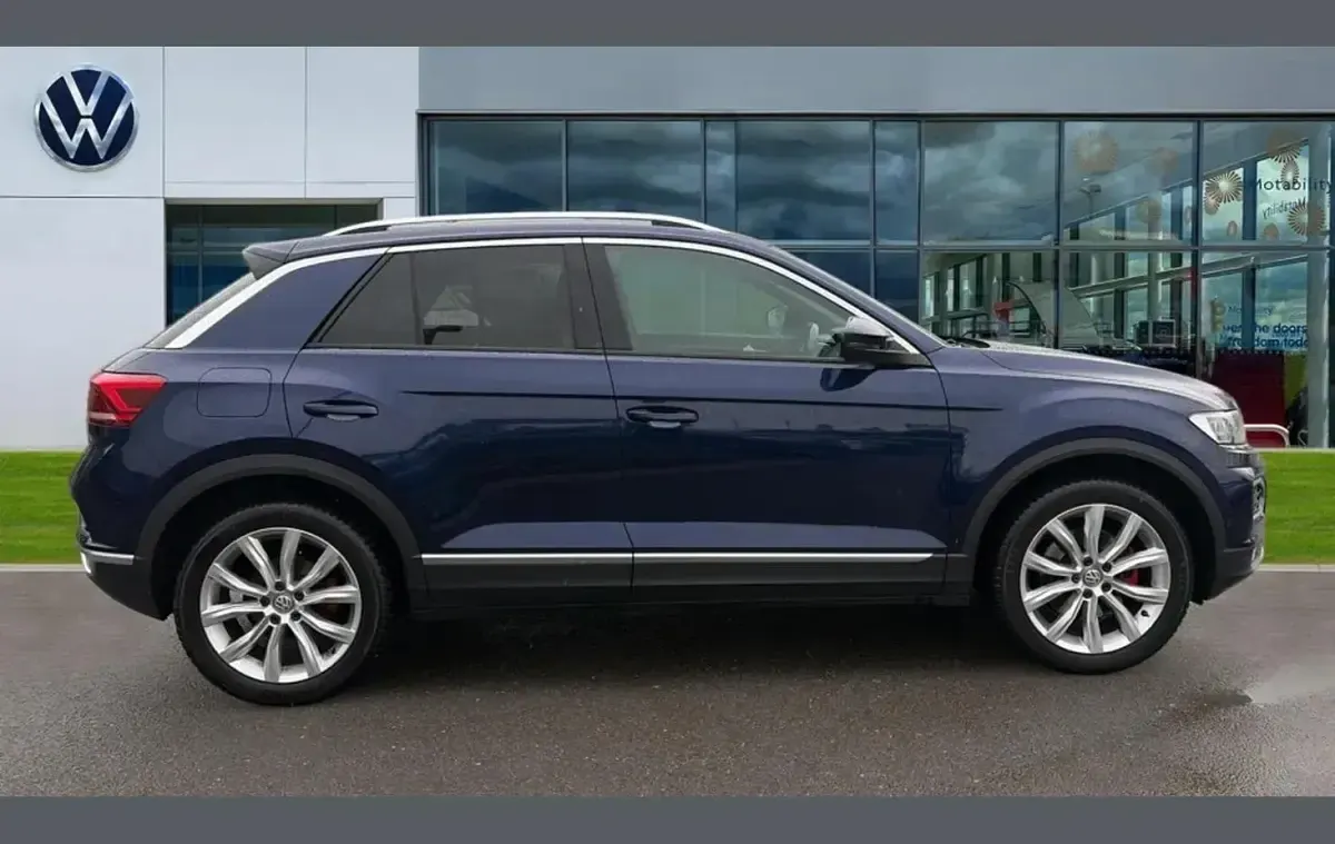 Usado VW T-Roc SEL 190 HP (139 kW) 2019 Azul SUV