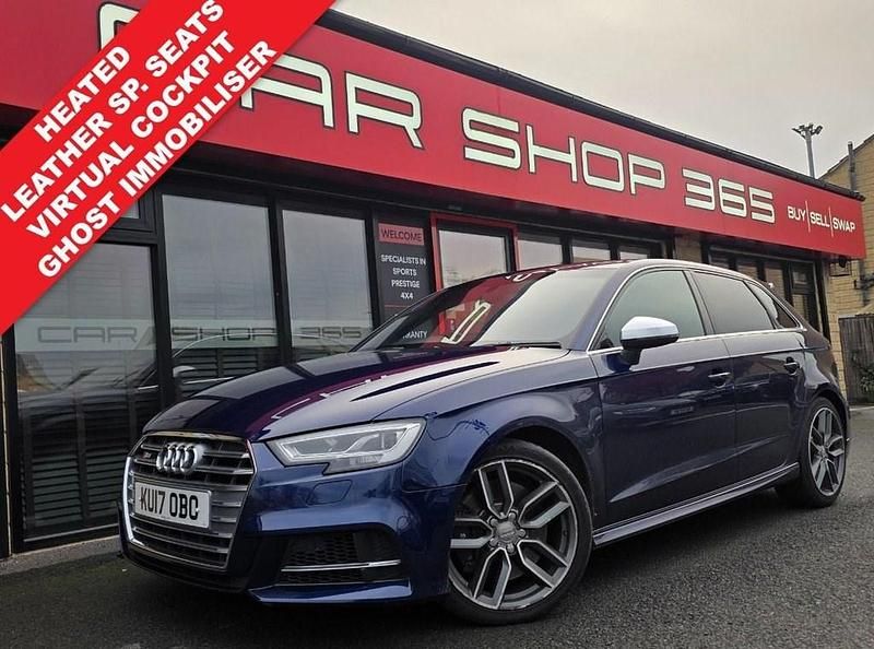 Blue Used 2017 Audi S3 Sportback Advanced Hatchback | £15,990 - Image 1/4