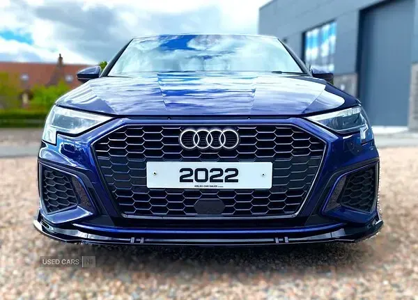 Used Audi A3 S-Line 116 HP (85 kW) 2022 Blue Sedan