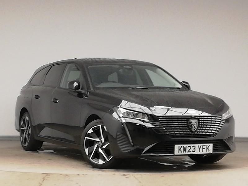 Black Used 2023 Peugeot 308 Allure Premium Estate | £17,998 (Fair price) - Image 1/4