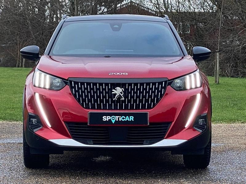Red Used 2020 Peugeot 2008 GT-line SUV | £13,999 (Fair price) - Image 1/4
