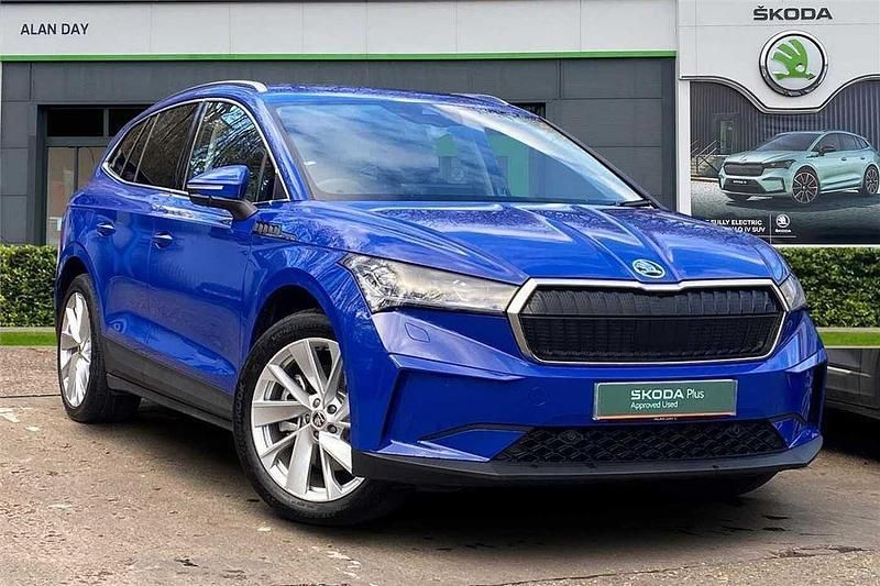 Energy blue Used 2024 Skoda Enyaq iV SUV | £28,995 (Super price) - Image 1/4