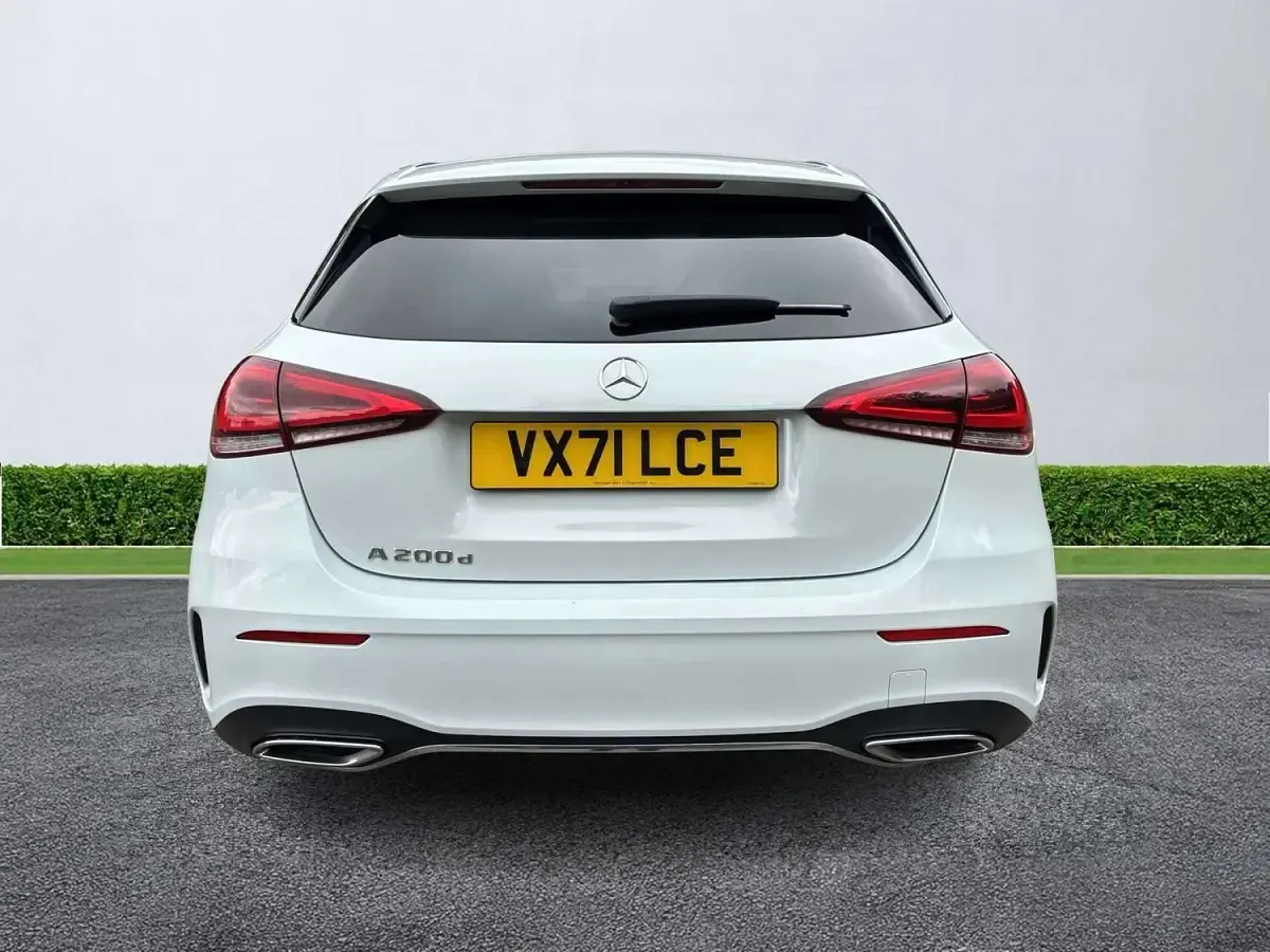 Used Mercedes A200 AMG line 2021 White Hatchback