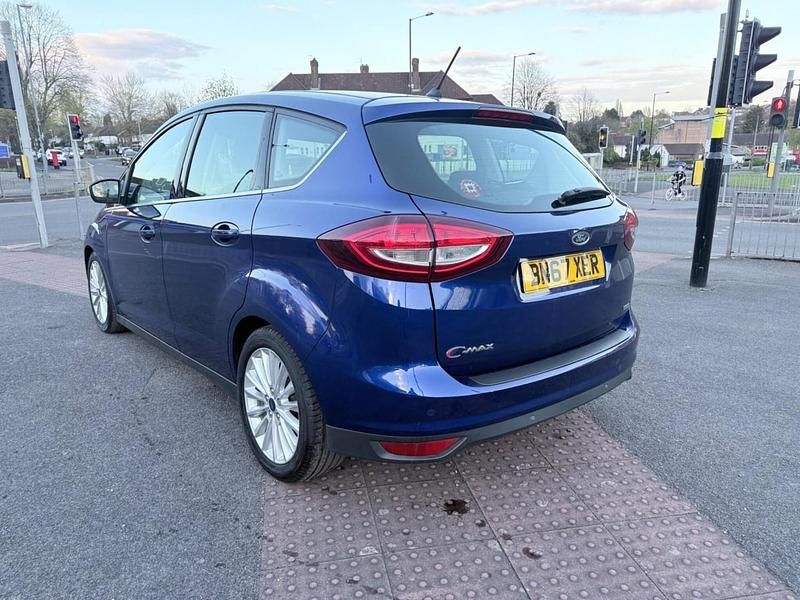 Used Ford C-MAX Titanium 125 HP (91 kW) 2017 Blue MPV