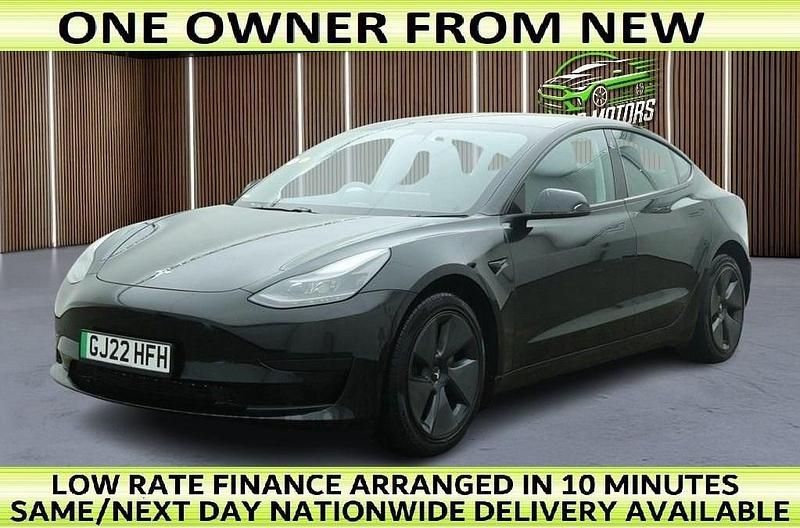 Used Tesla Model 3 Standard Range Plus 366 kW (498 HP) 2022 Black Sedan
