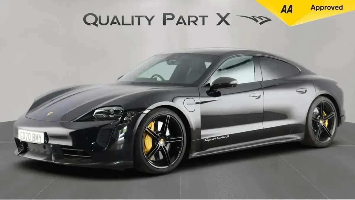 Used Porsche Taycan Performance Package 559 kW (761 HP) 2020 Black Sedan