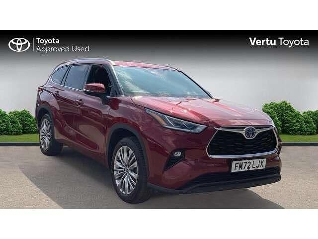 Red Used 2022 Toyota Highlander SUV | £39,437 (Fair price) - Image 1/4