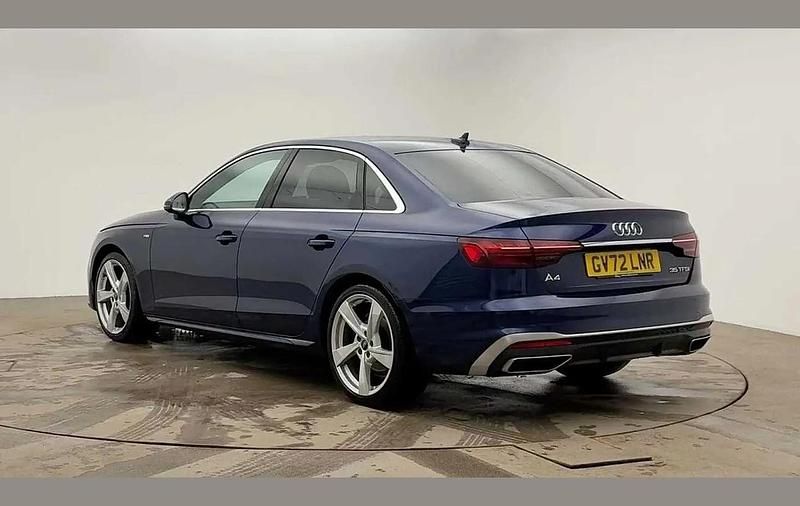 Used Audi A4 S-Line 147 HP (108 kW) 2023 Blue Sedan