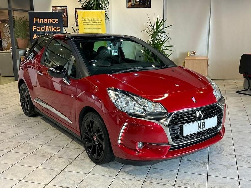 Used DS Automobiles DS3 Performance 110 HP (80 kW) 2017 Red Hatchback