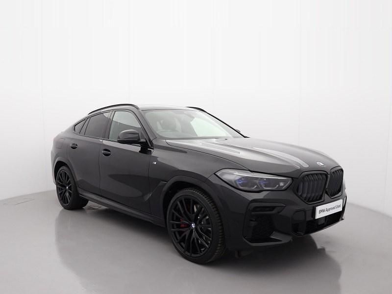 Black Used 2022 BMW X6 M M Sport SUV | £44,390 - Image 1/4