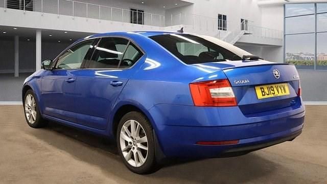 Used Skoda Octavia SE L 150 HP (110 kW) 2019 Blue Hatchback