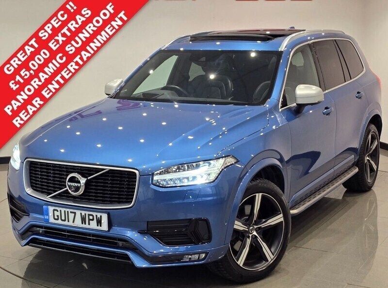 Blue Used 2017 Volvo XC90 R-Design SUV | £23,990 (Fair price) - Image 1/4
