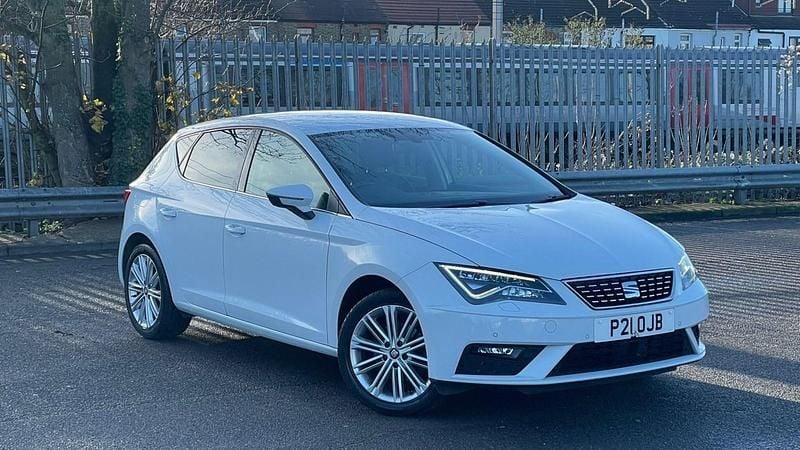 Used Seat Leon XCELLENCE 150 HP (110 kW) 2019 White Hatchback
