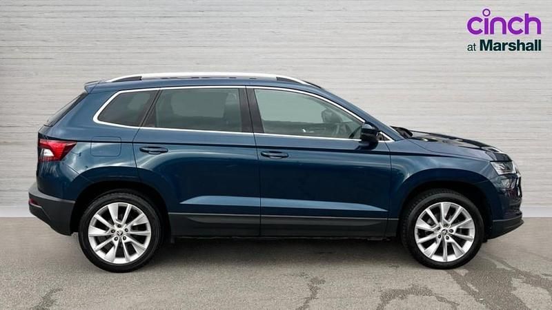 Used Skoda Karoq SE L 115 HP (84 kW) 2018 Blue SUV
