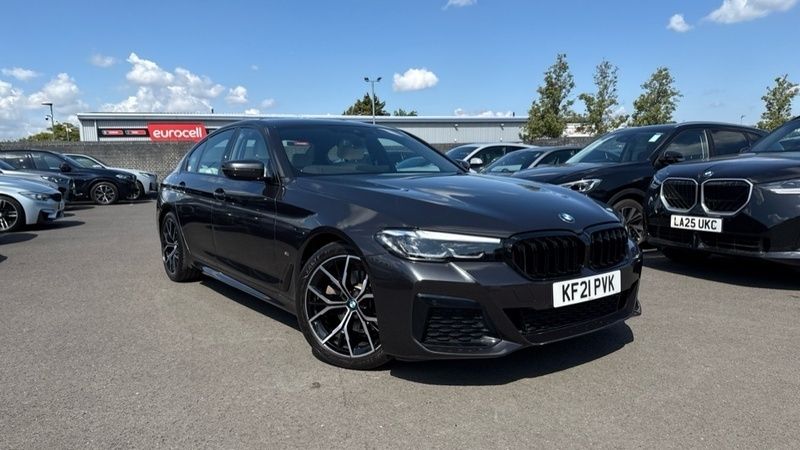 Grey Used 2021 BMW 520 M Sport | £26,306 (Good price) - Image 1/4