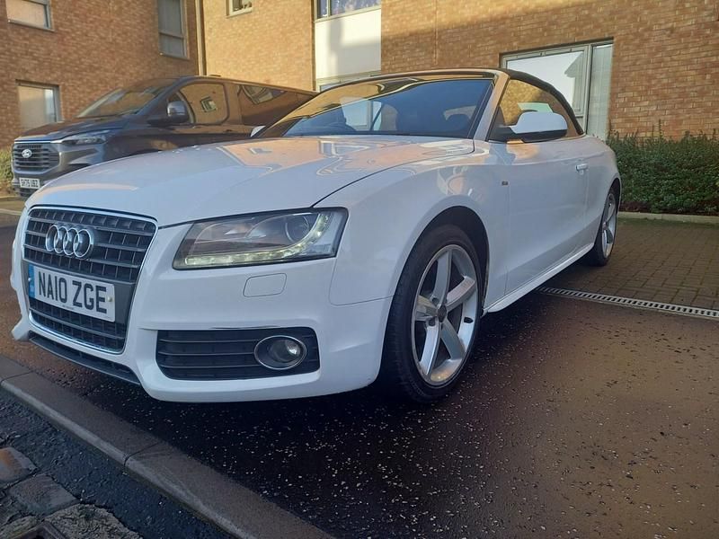 White Used 2010 Audi A5 Cabriolet S-Line Cabriolet | £3,999 (Good price) - Image 1/4