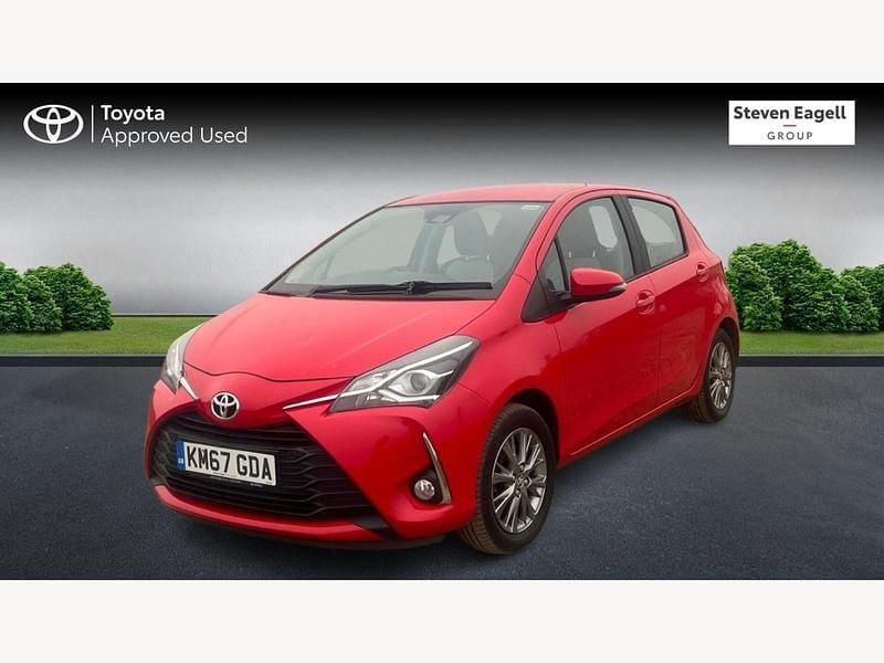 Used Toyota Yaris 2017 Red Hatchback