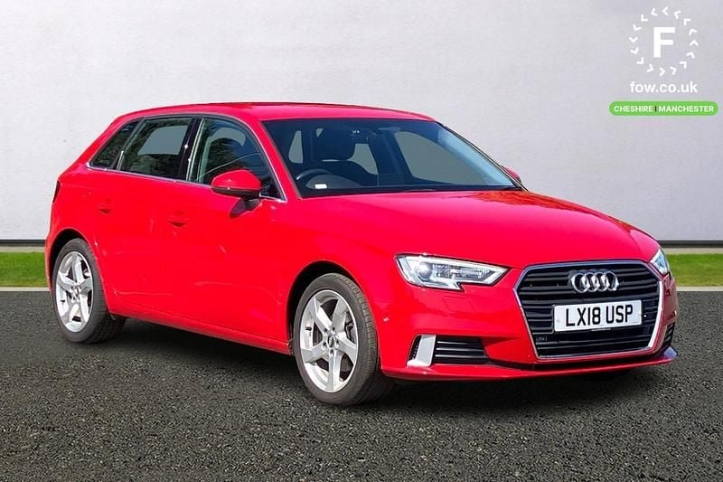 Red Used 2018 Audi A3 Sport Hatchback | £14,699 (Good price) - Image 1/4